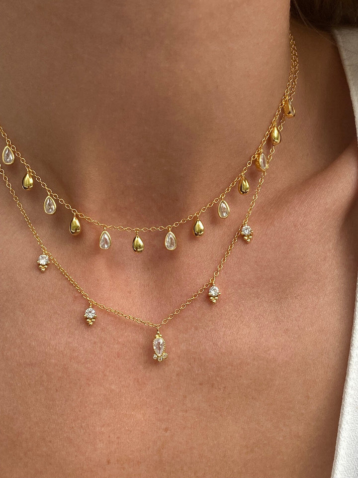 Zircon Chain Necklace