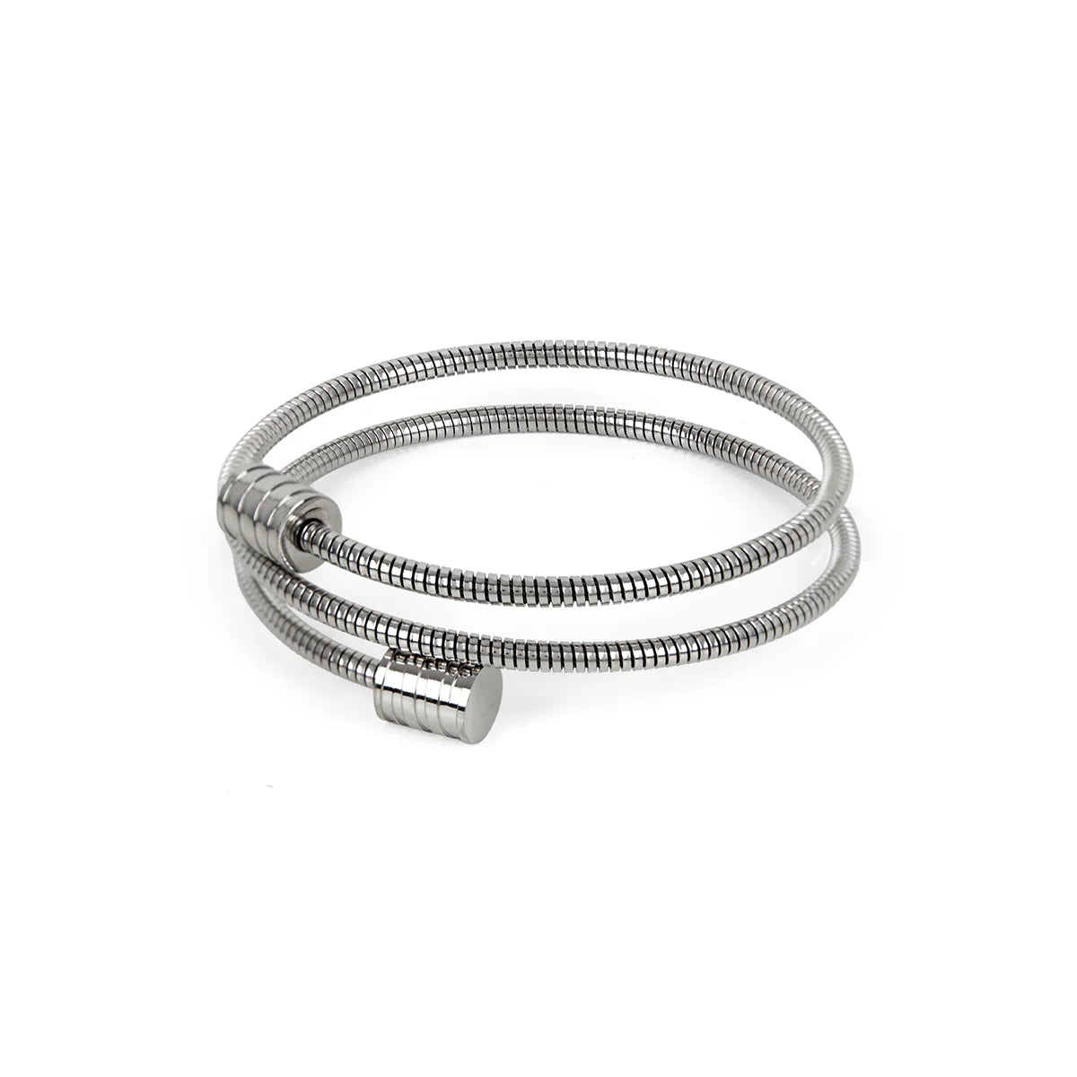 Twister Cylindrical Bangle Bracelet