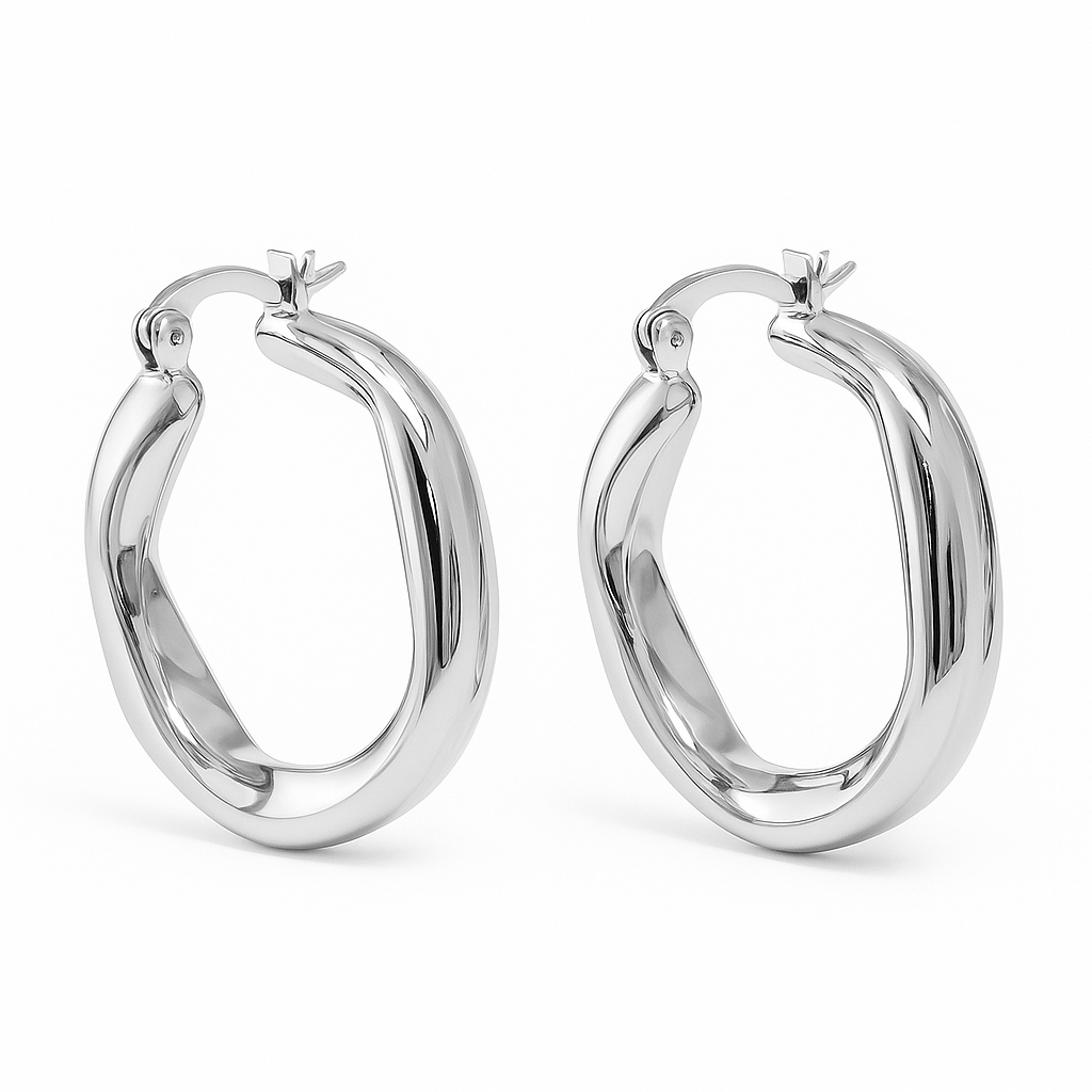Twisted Elegance Hoops