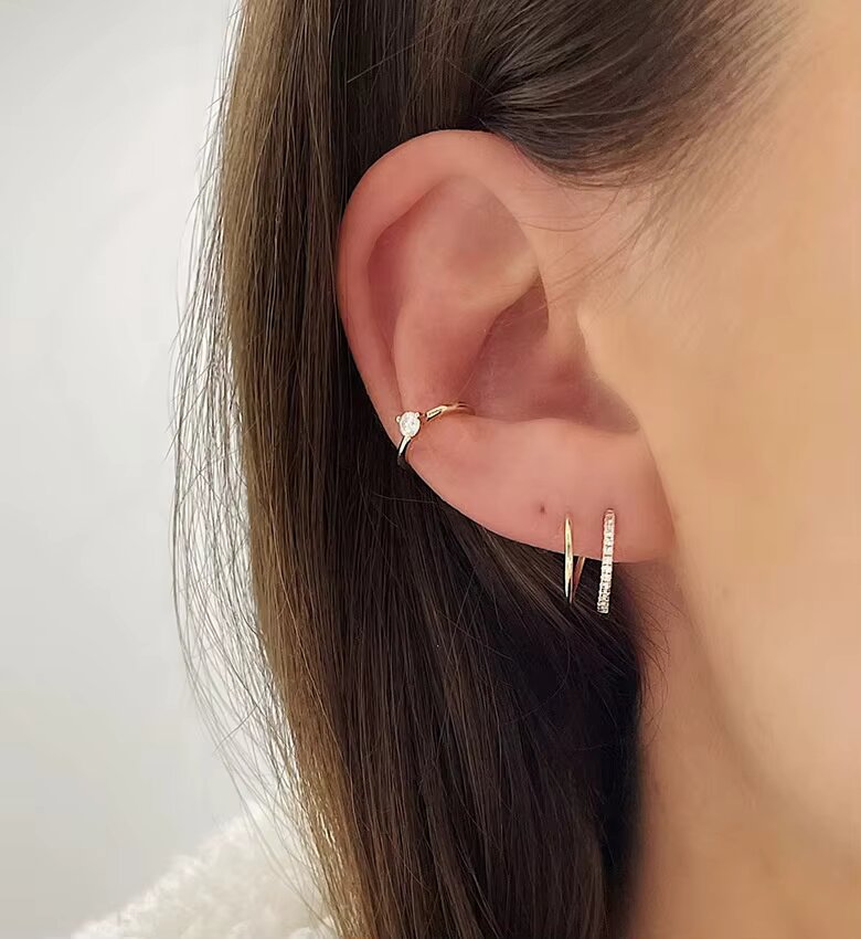 Double Hoops Earrings
