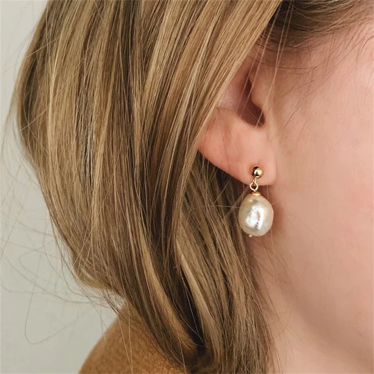 Freshwater Pearl Pendant Earring