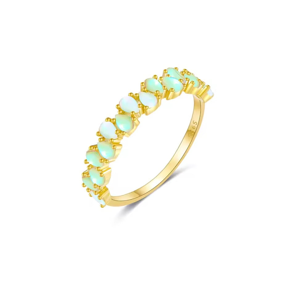 Zircon Colorful Ring