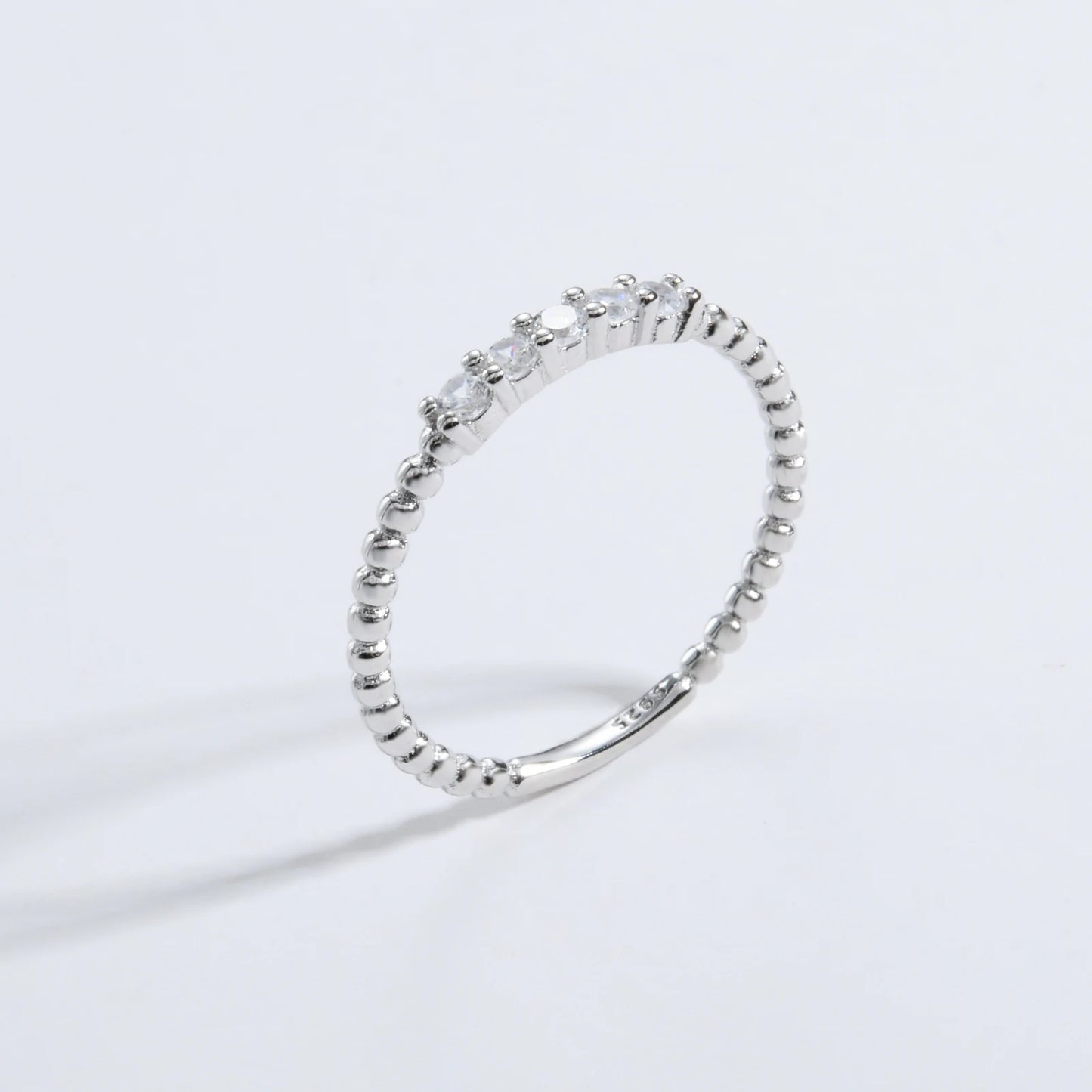 Zircon Line Ring