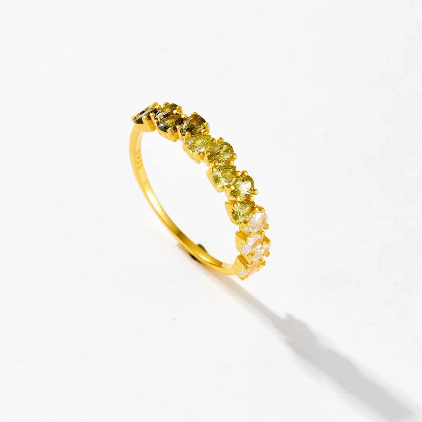 Zircon Colorful Ring