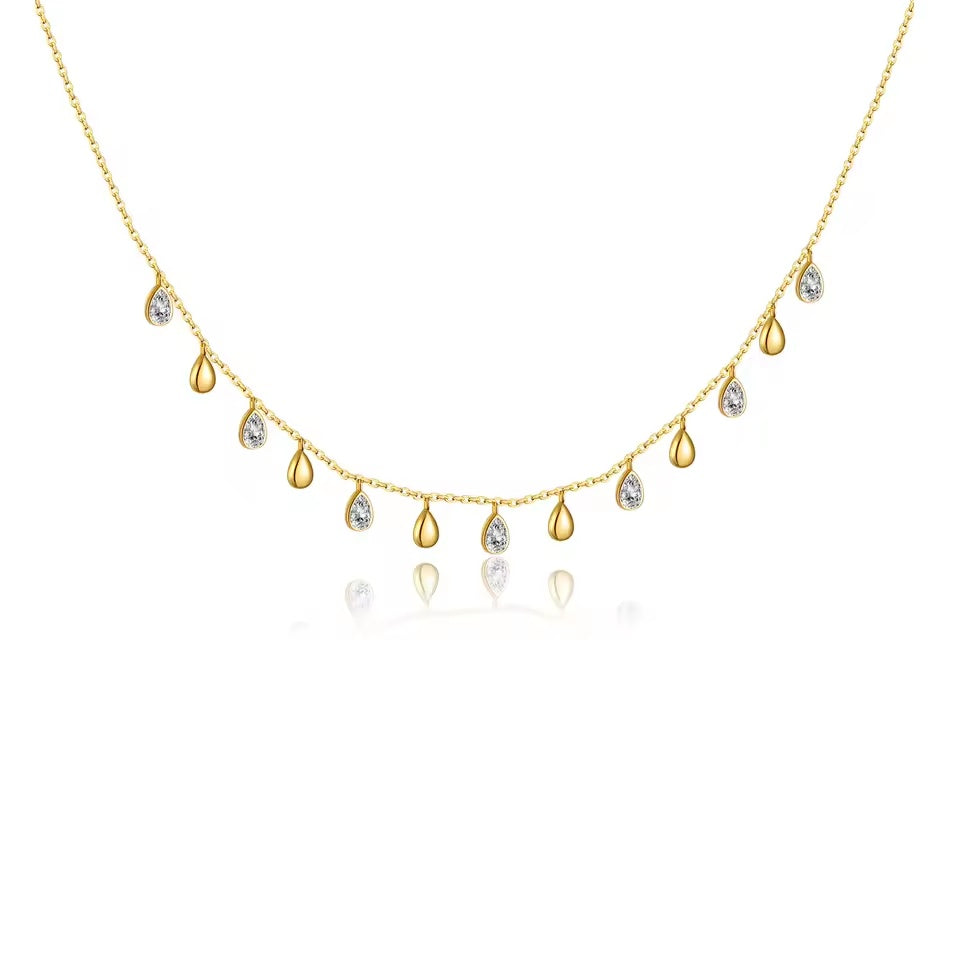 Zircon Chain Necklace