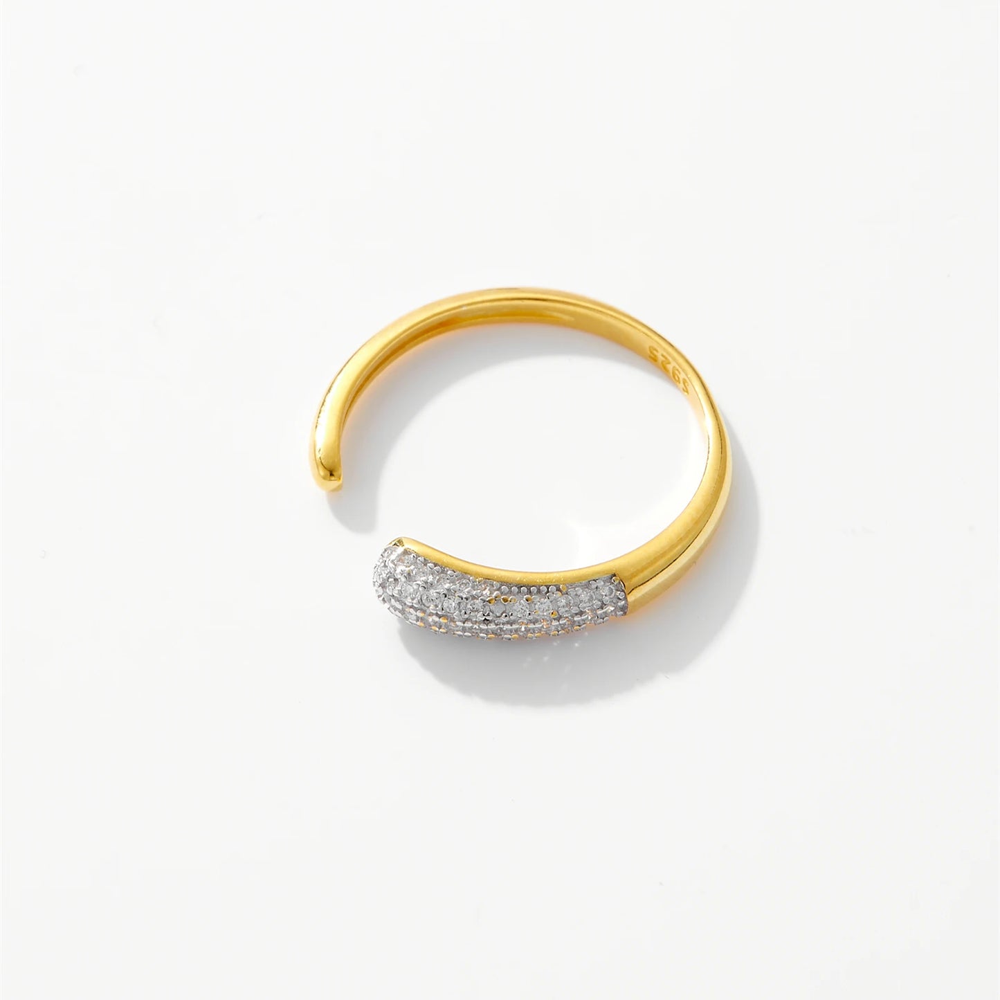 Adjustable Shine Open Ring