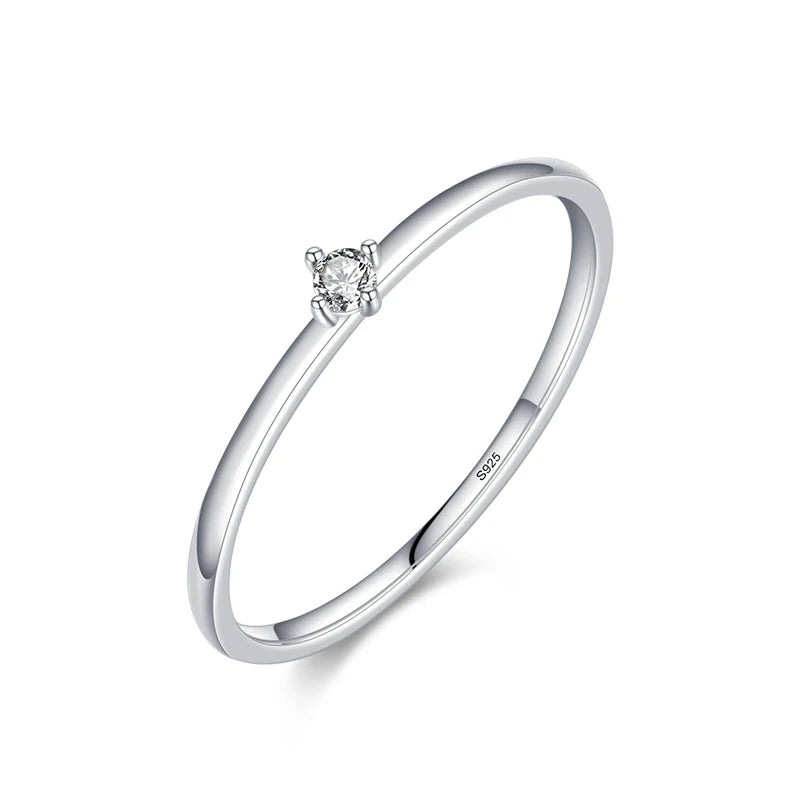 Round Moissanite Ring