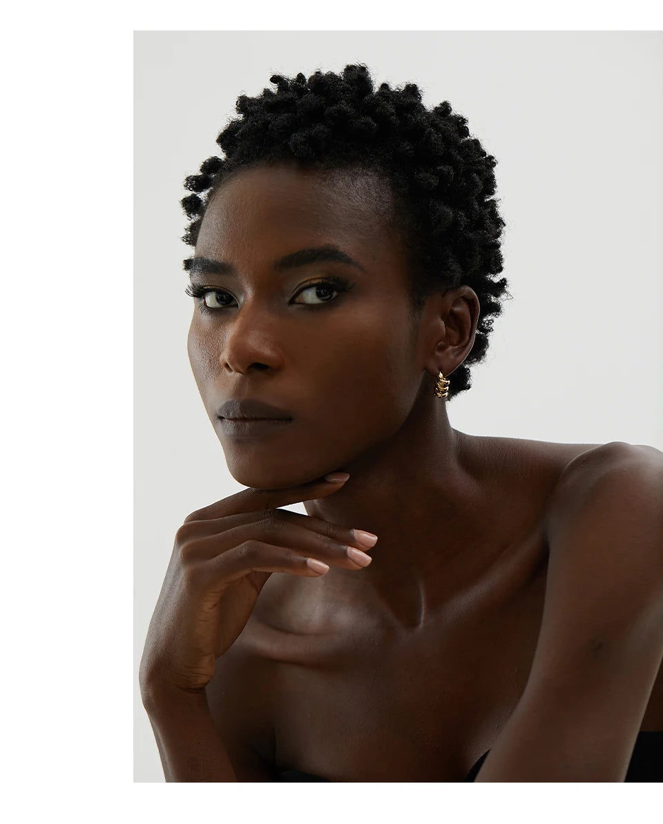 Twisted Hoop Earrings