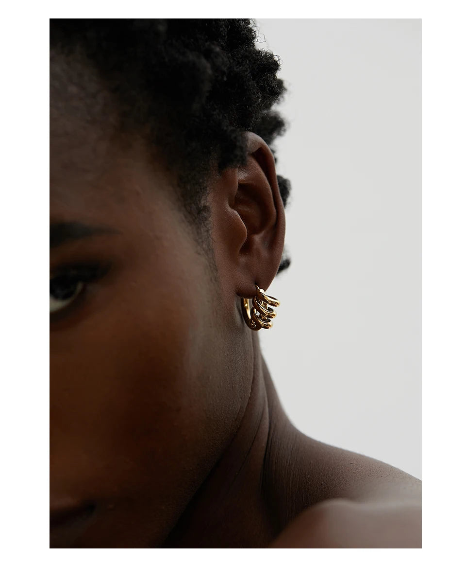 Twisted Hoop Earrings