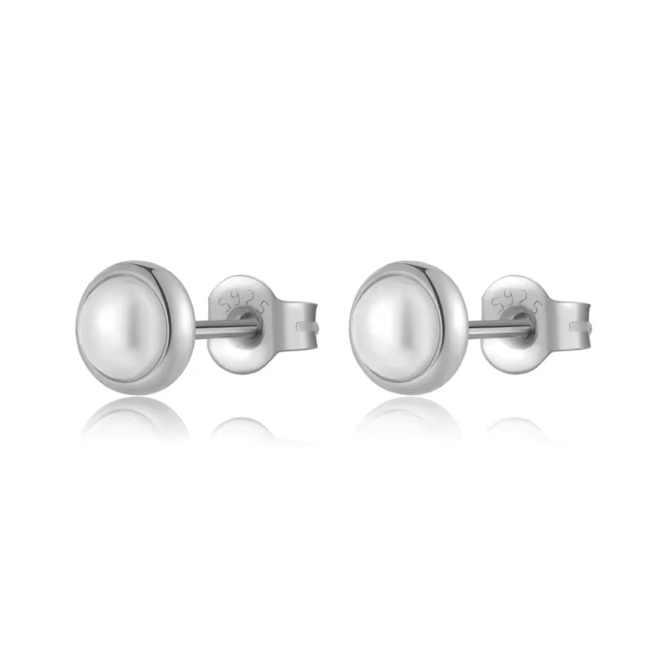 Pearl Stud Earrings