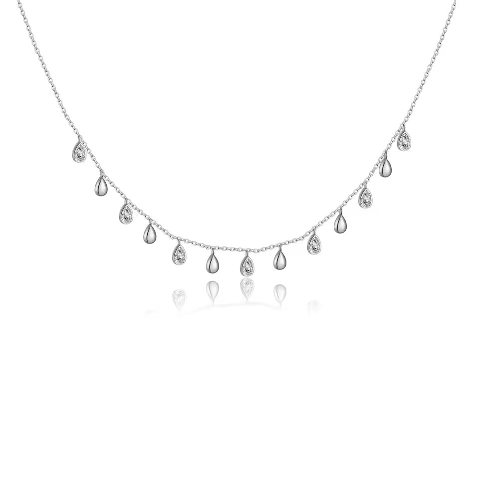 Zircon Chain Necklace