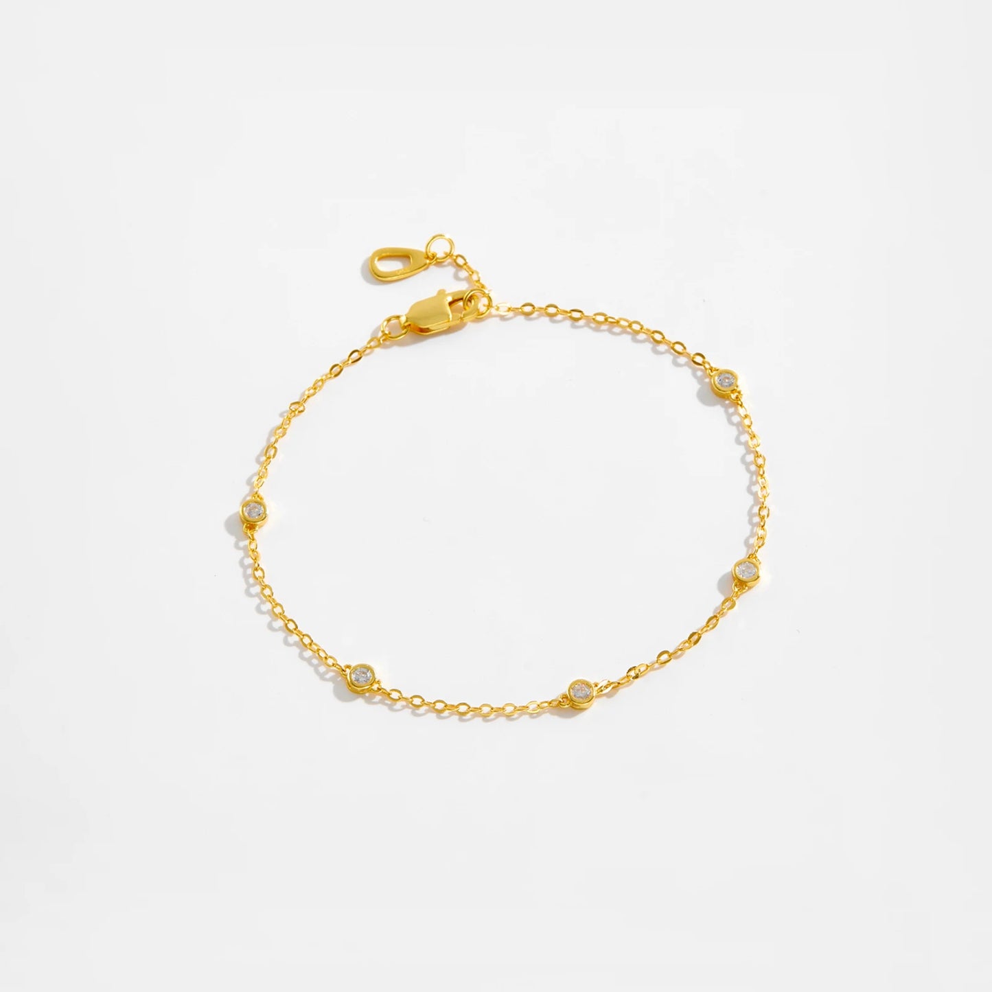 Round Charm Beads Bracelet