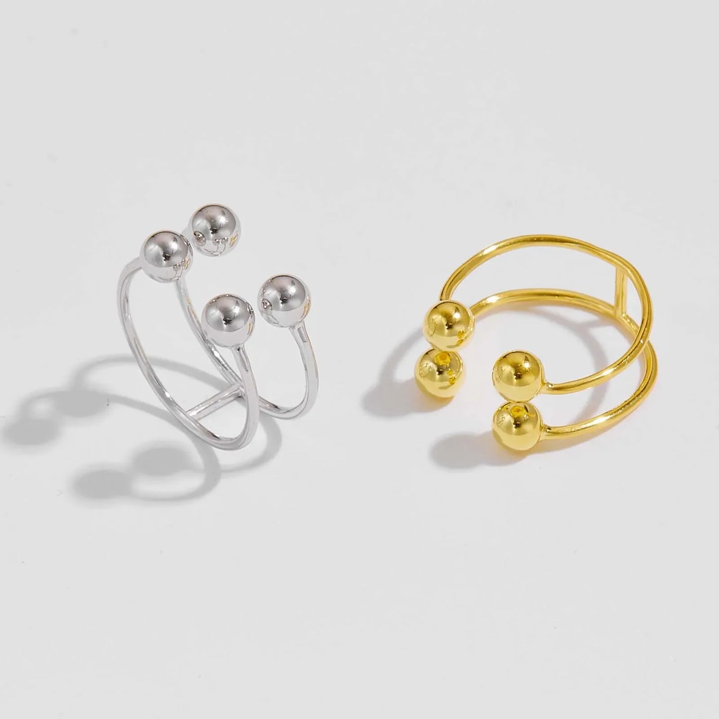 Bubble Adjustable Open Ring