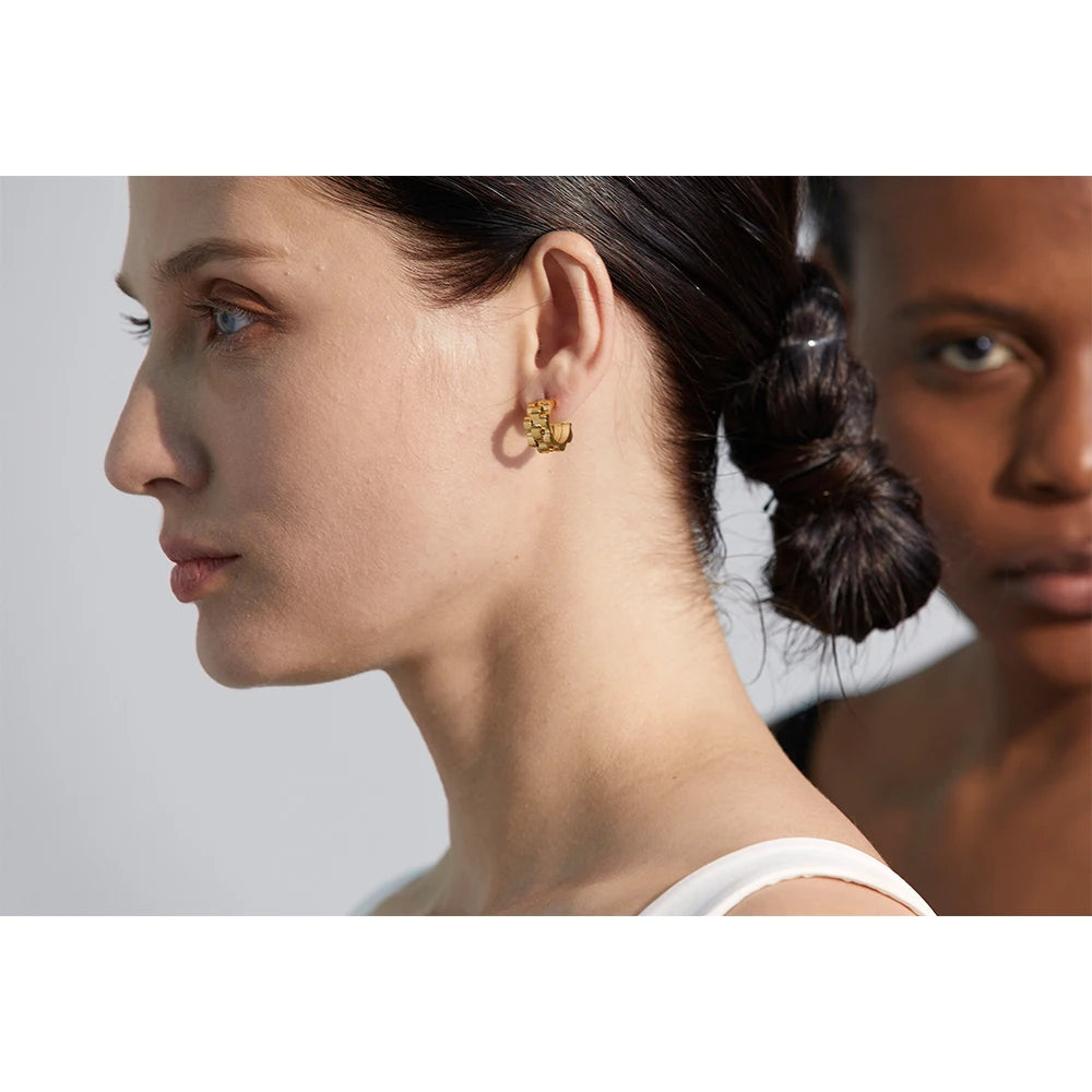 Watchlink Huggies Earrings