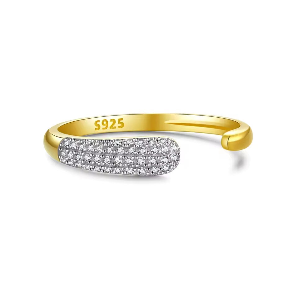 Adjustable Shine Open Ring