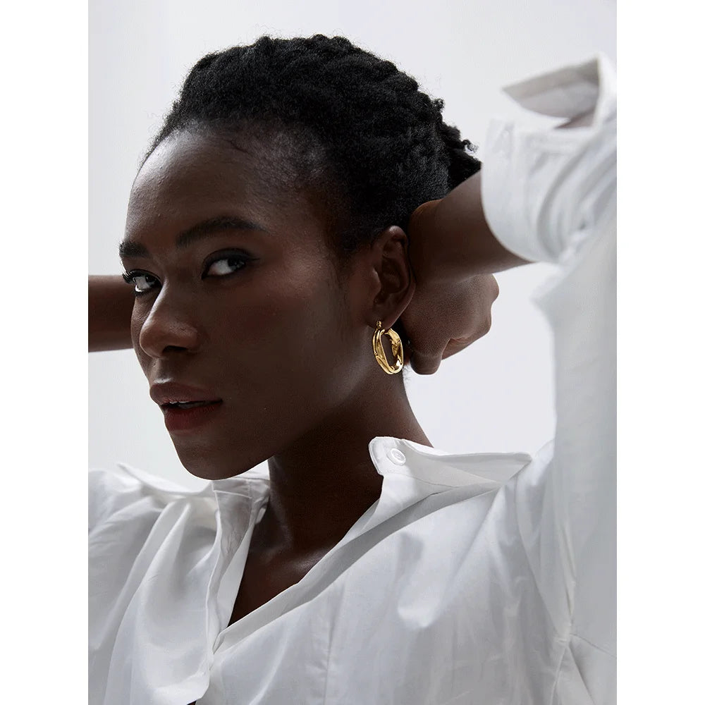 Twisted Elegance Hoops