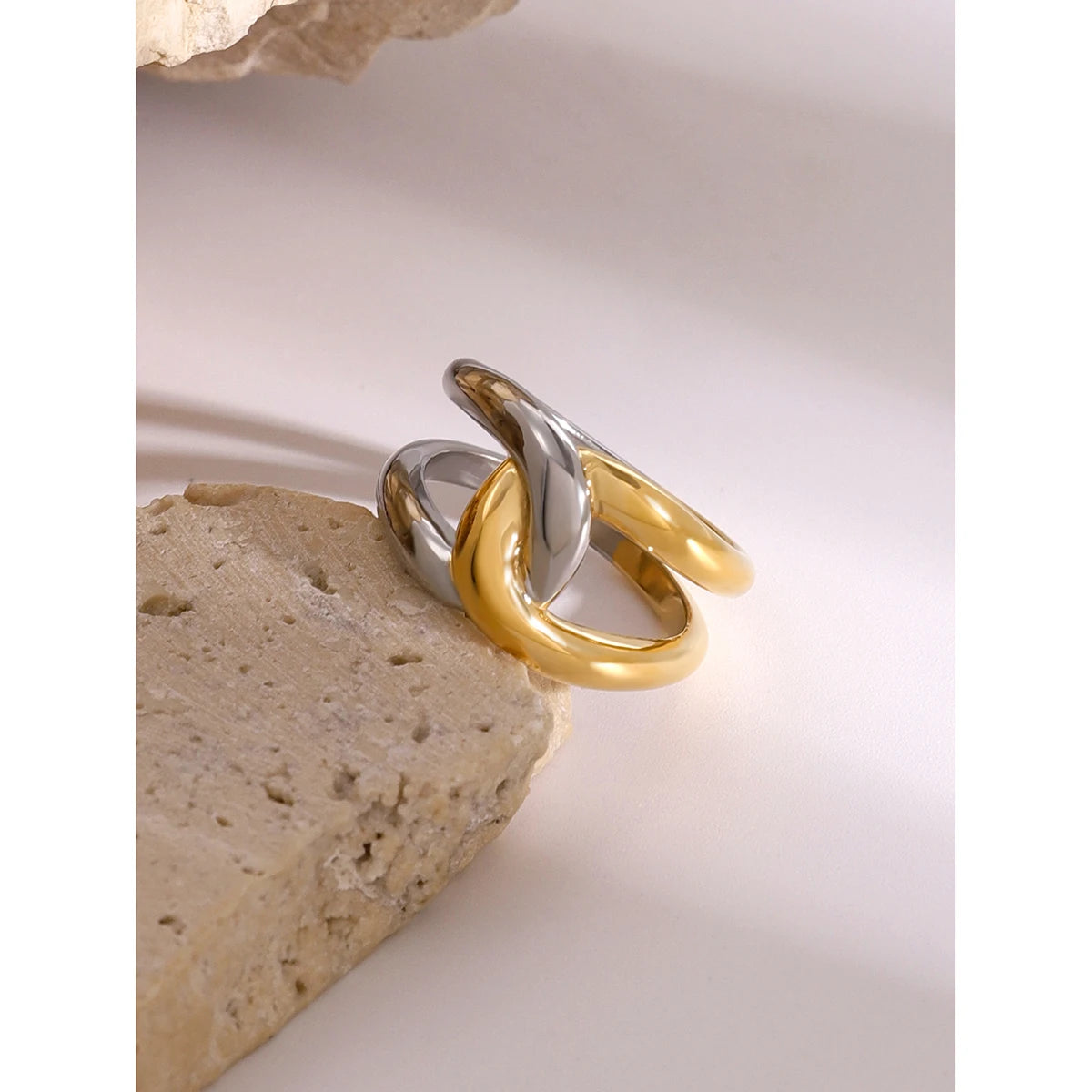 Colorblock Lines Ring