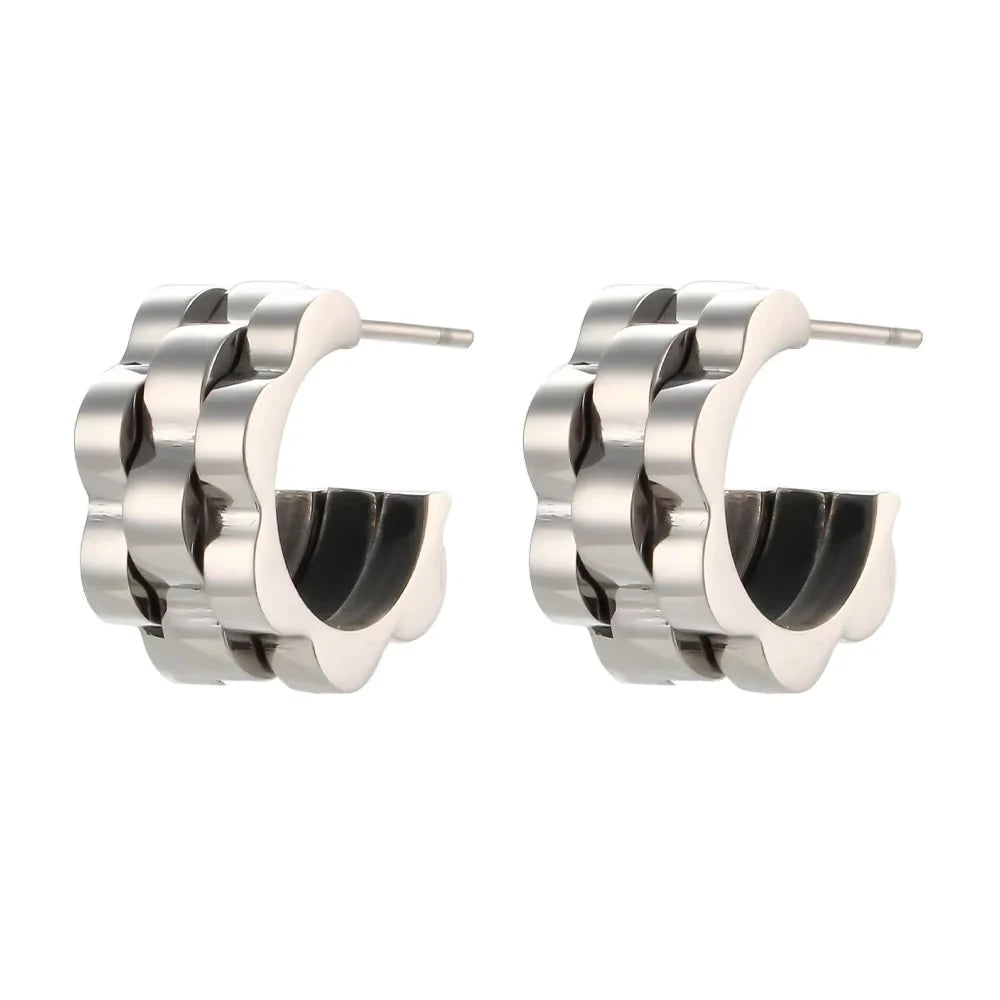 Watchlink Huggies Earrings