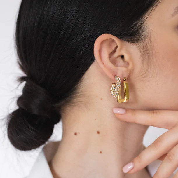 Square Hoop Earrings