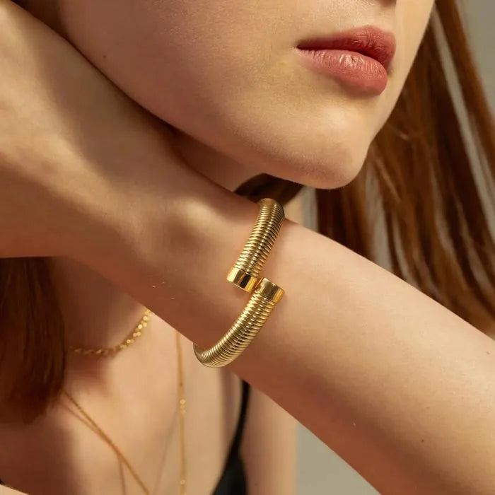 Cable Bangle Bracelet