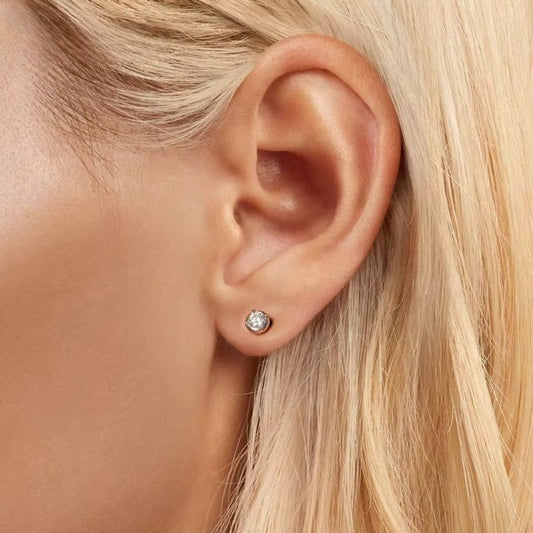 Moissanite Stud Earrings