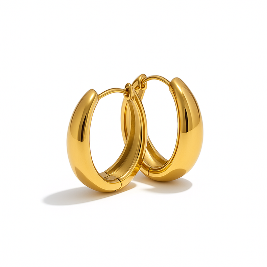 U-Shape Hoop Earrings