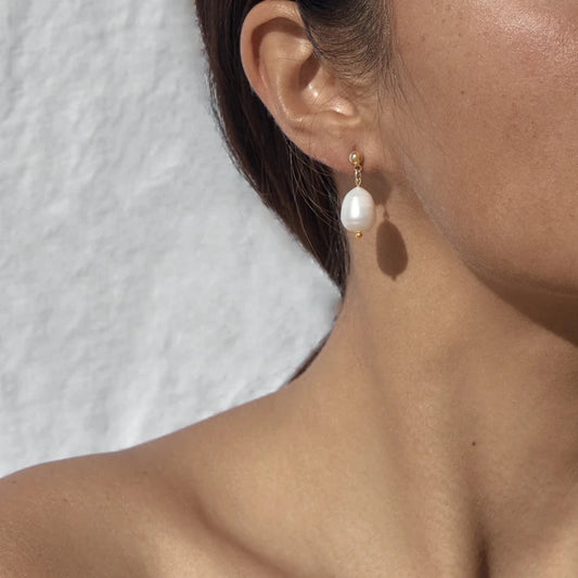 Freshwater Pearl Pendant Earring