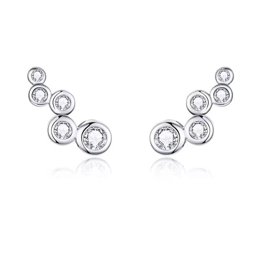 Shiny Bubble Stud Earrings
