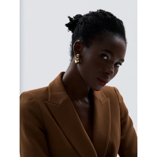 Shape Chunky Unusual Earrings