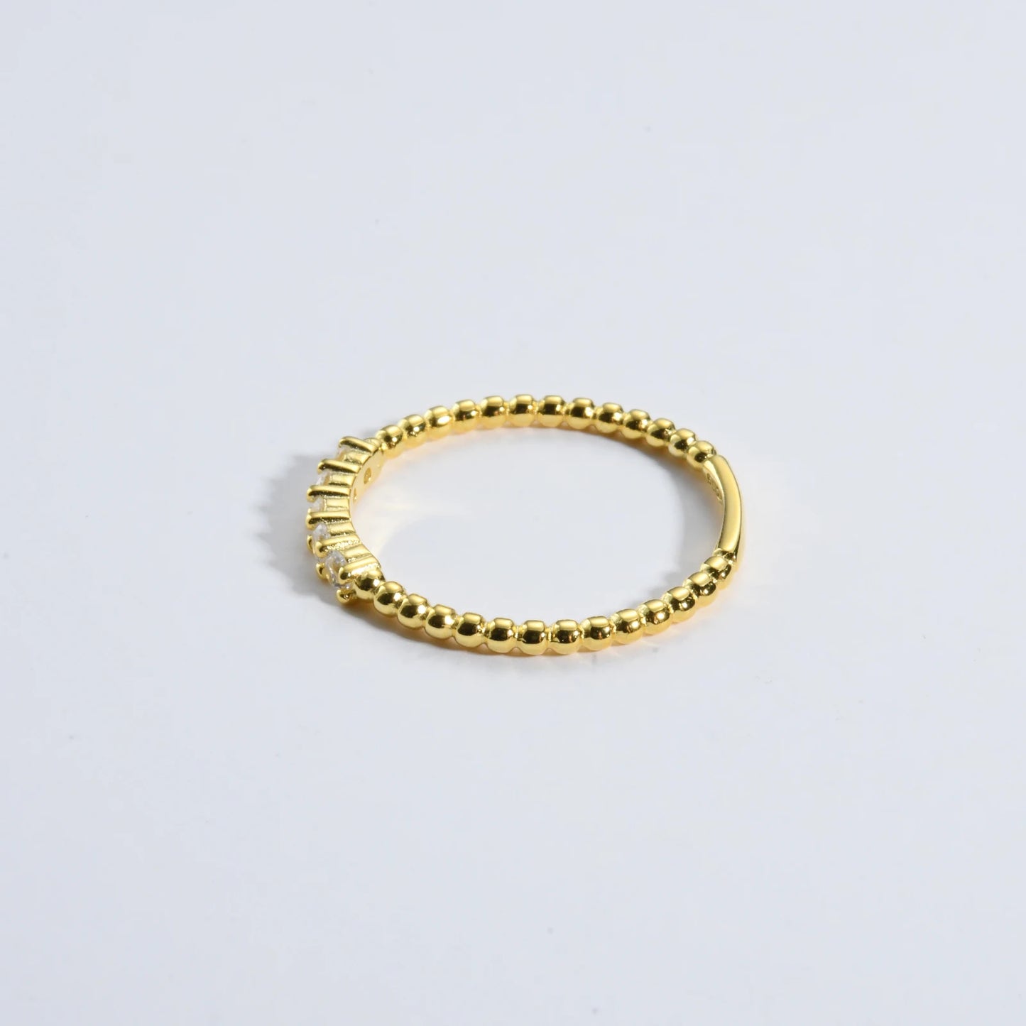 Zircon Line Ring