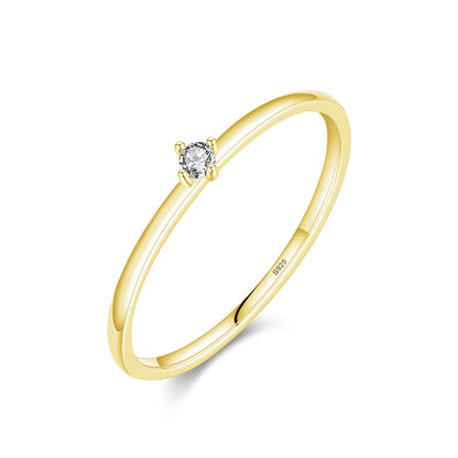 Round Moissanite  Ring