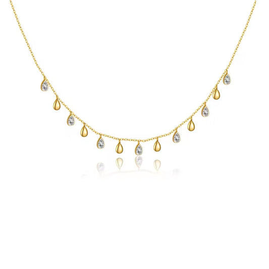 Zircon Chain Necklace