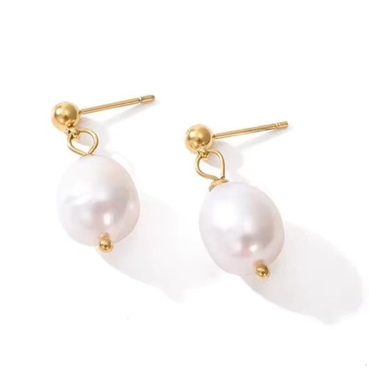 Freshwater Pearl Pendant Earring
