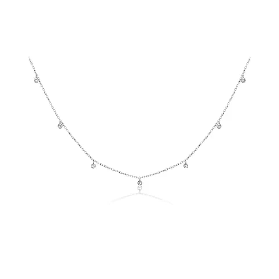 Zircon Charm Choker