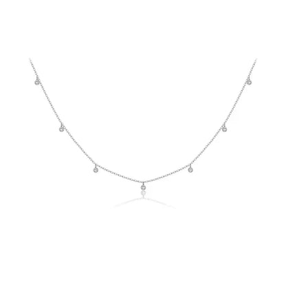 Zircon Charm Choker