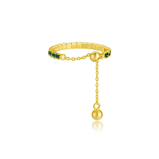 Chain and Zirconia Ring