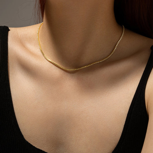 Zircon Chain Choker