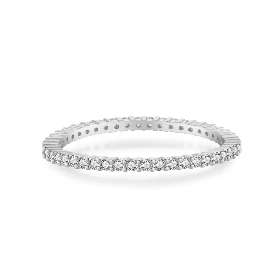 Pure Line Zircon Ring