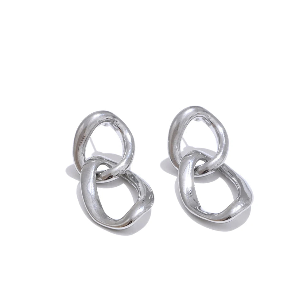 Geometric Drop Dangle Earrings