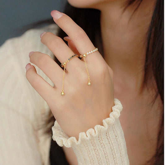 Chain and Zirconia Ring
