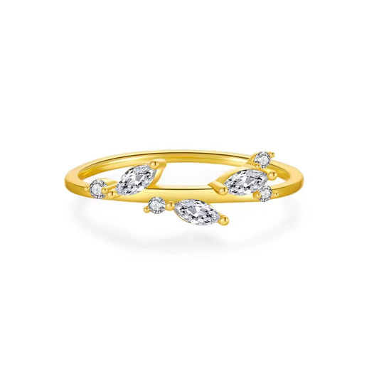 Irregular Leaf Ring