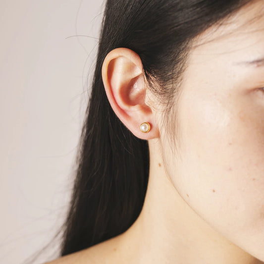 Pearl Stud Earrings