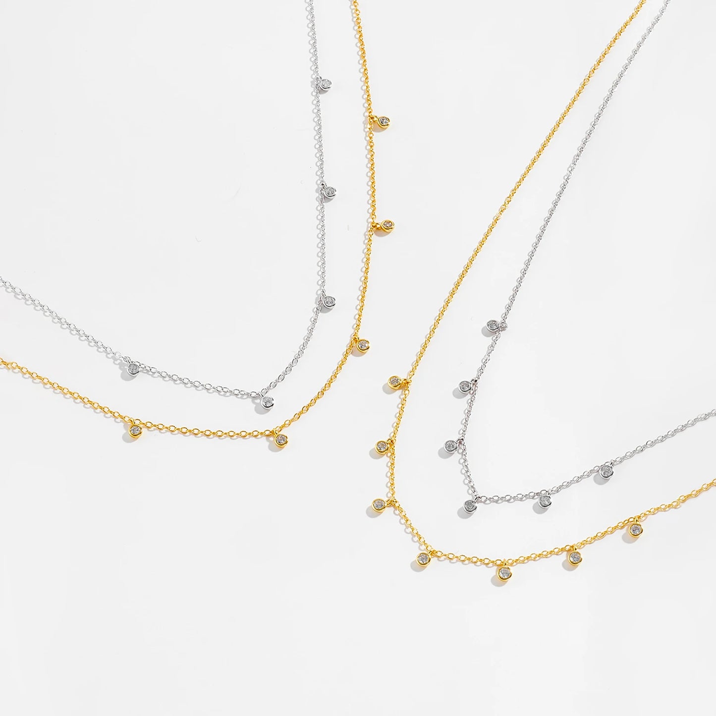 Zircon Charm Choker