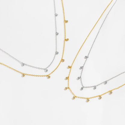 Zircon Charm Choker