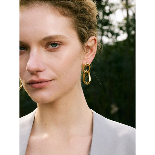Geometric Drop Dangle Earrings