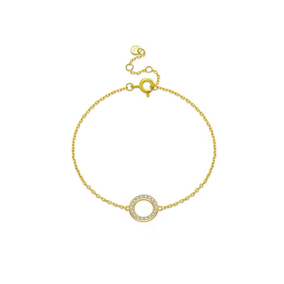Pendant Circle Charm Bracelet