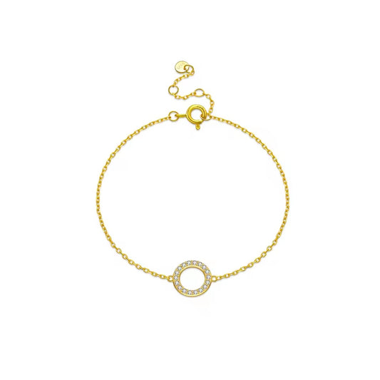 Pendant Circle Charm Bracelet