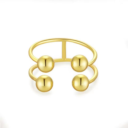 Bubble Adjustable Open Ring