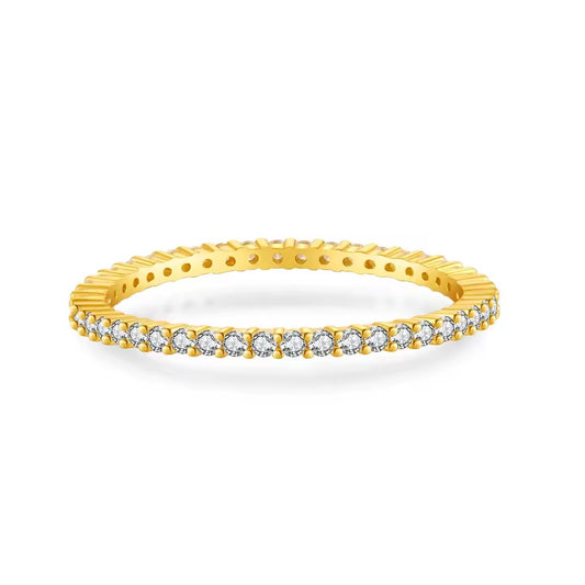 Pure Line Zircon Ring