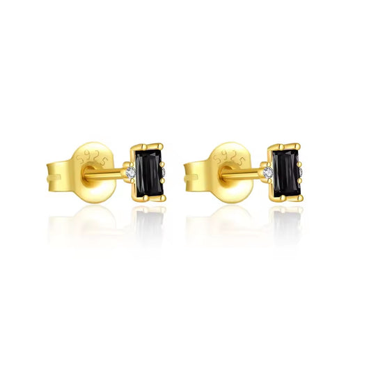 Zircon Square Stud Earrings